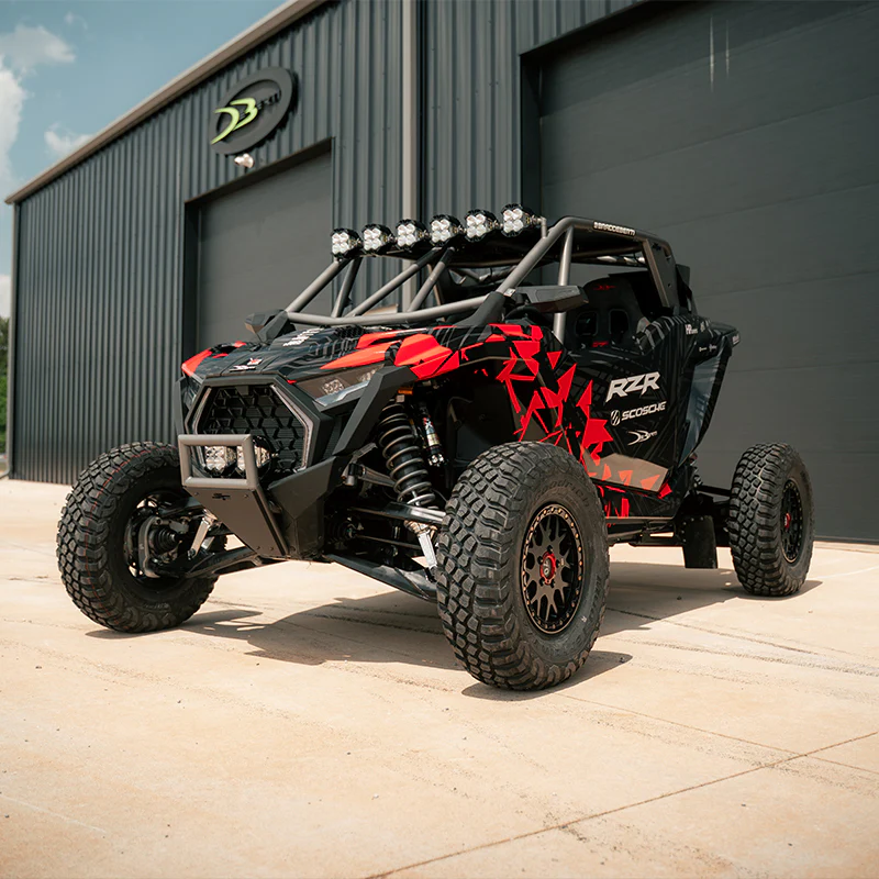 2020-2025 Polaris RZR Pro XP/XP4 Turbo Center Exit Sport Pro Dual Tip Muffler - Image 6