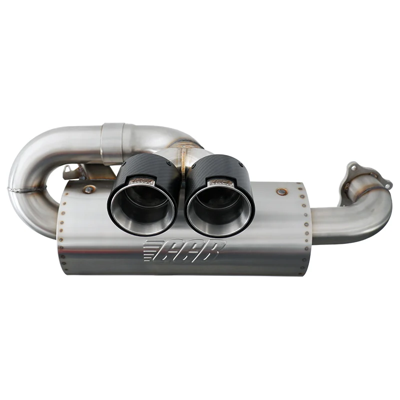 2020-2025 Polaris RZR Pro XP/XP4 Turbo Center Exit Sport Pro Dual Tip Muffler - Image 7